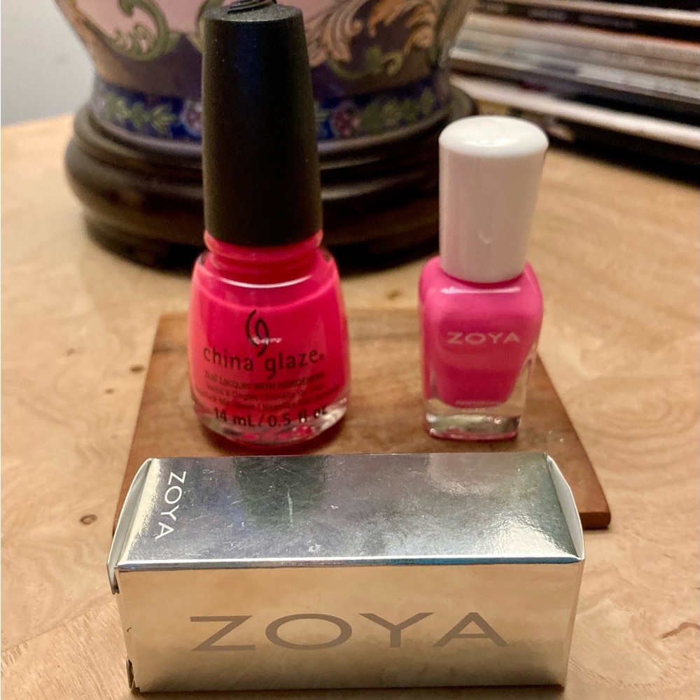 Lot of 2 nail polishes China Glaze and Zoya
